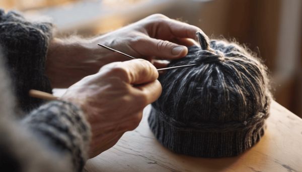 Passez au bonnet homme facile à tricoter, un projet satisfaisant