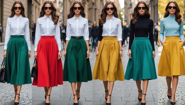 Sélection des jupes colorées pour femmes selon les saisons